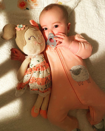 Customer photo review of Personalized Leyadoll (Pink) with Gift Bag