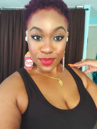 Customer photo review of Hand Of Fatima- Hamsa Gold Necklace