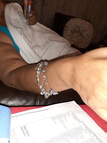 Customer photo review of Piece Of My Heart Bracelet