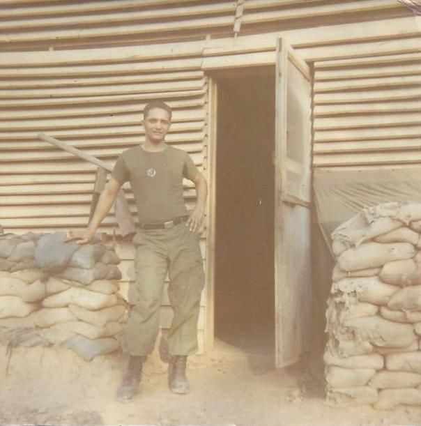 Customer photo review of Vietnam Veteran Pin