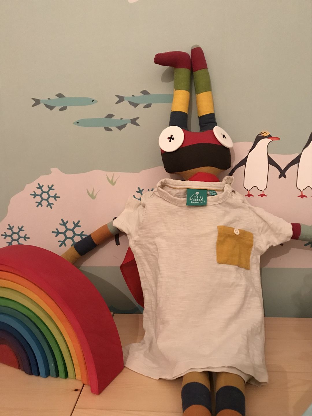 Customer photo review of Powderpuff Cream Pocket Essential T-Shirt