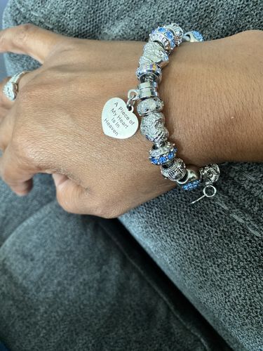 Customer photo review of Piece Of My Heart Bracelet