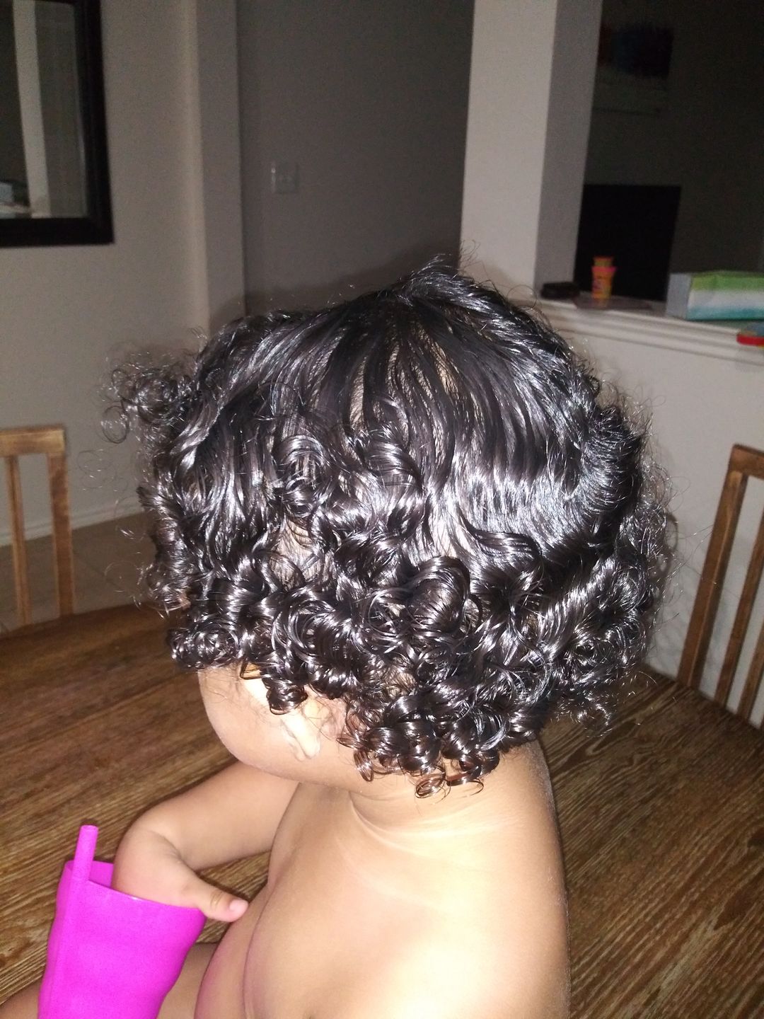 Customer photo review of Avocado & Banana Deep Conditioner 12 oz.