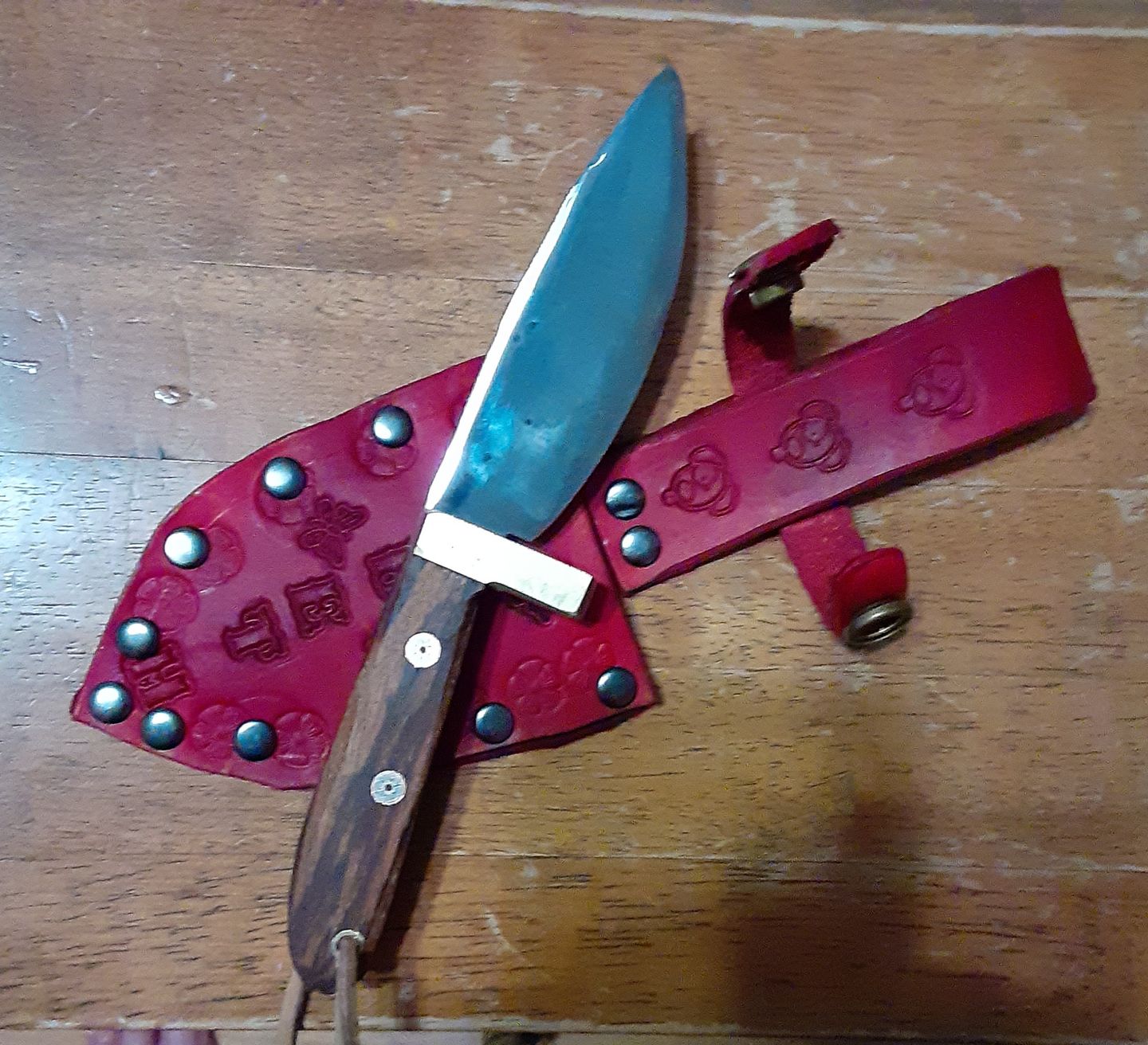 Customer photo review of 2" x 48" Sanding Belts for Stock Removal