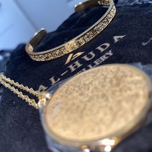 Customer photo review of Ayatul Kursi Necklace