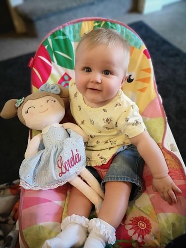 Customer photo review of Personalized Leyadoll (Blue) with Gift Bag
