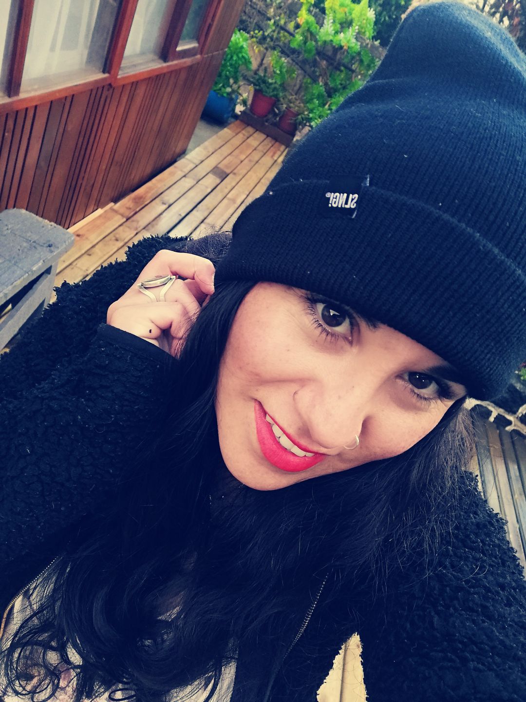 Customer photo review of SIMPLE STAR BEANIE POLICE
