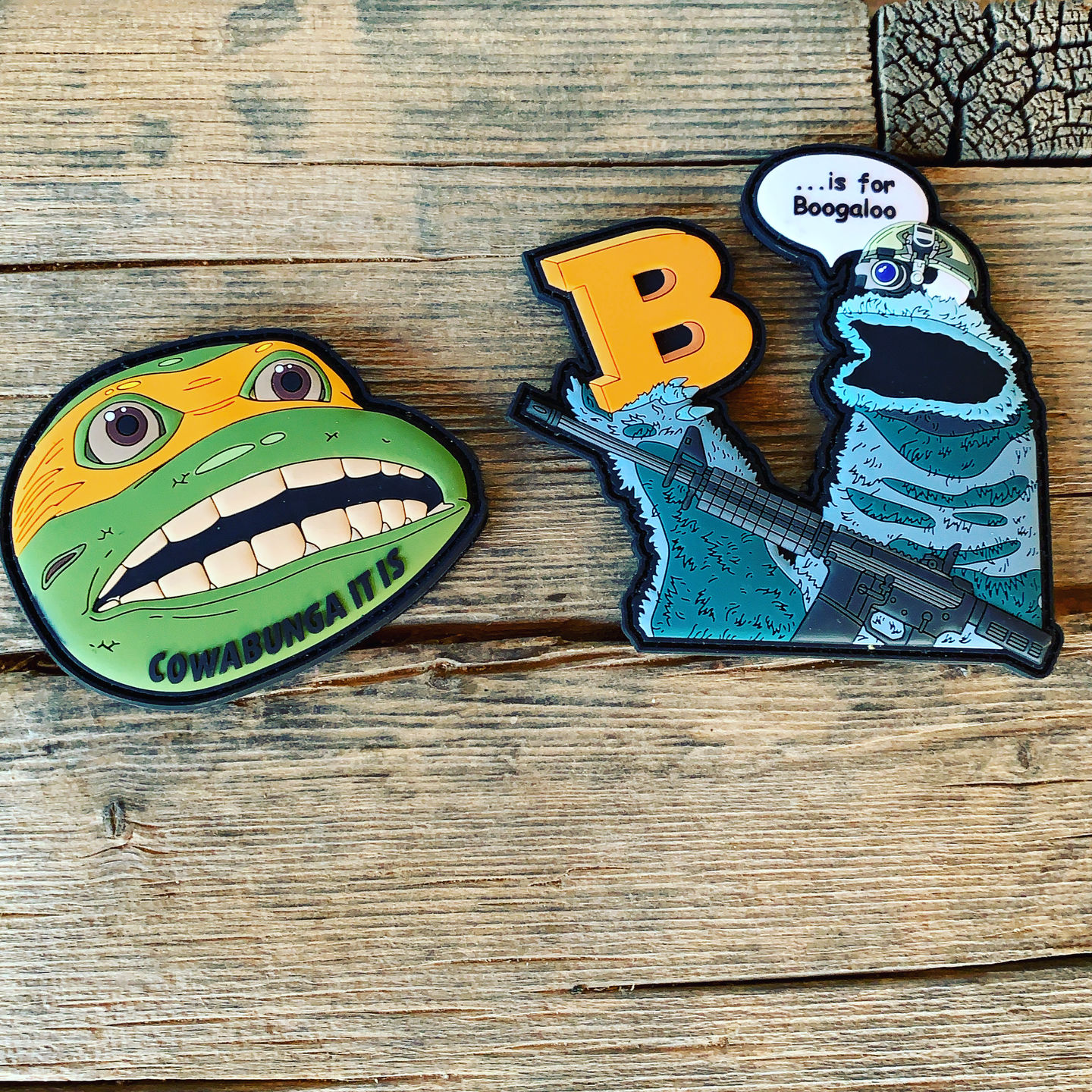 Customer photo review of Cowabunga Morale Patch