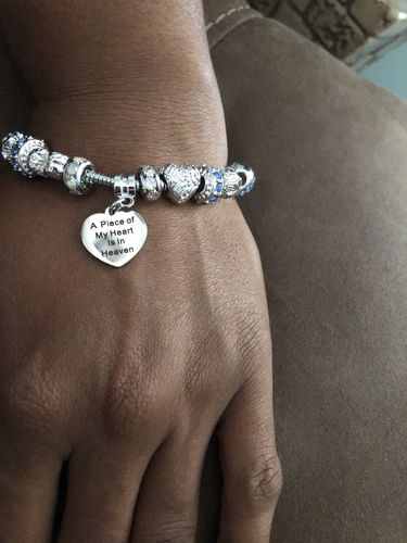 Customer photo review of Piece Of My Heart Bracelet