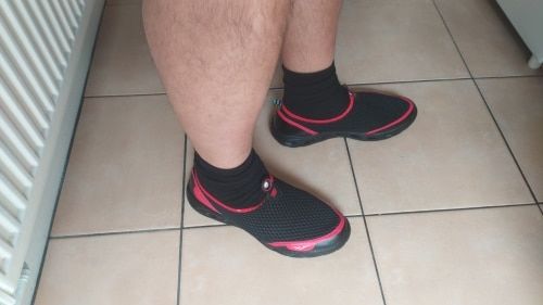 Customer photo review of Lightweight Breathable Mesh Sneakers