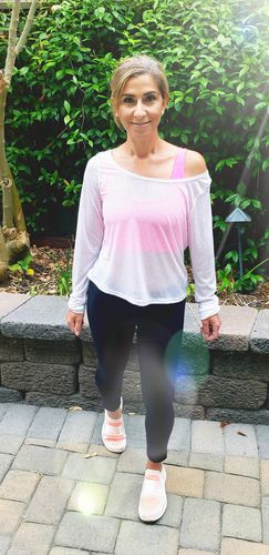 Customer photo review of Long-Sleeve Top - White