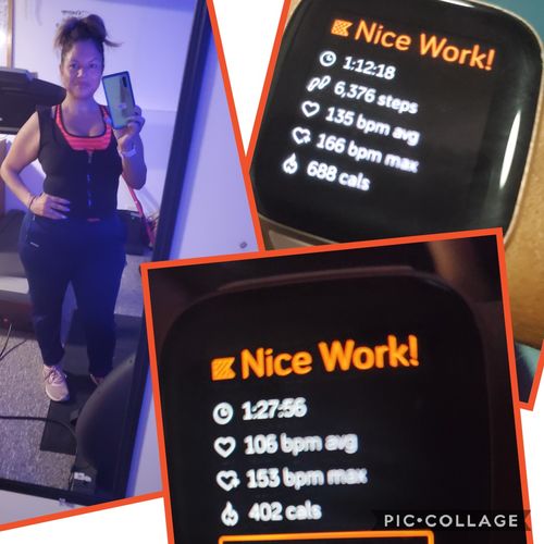 Customer photo review of Women's Zipper Heat Trapping Sweat Vest