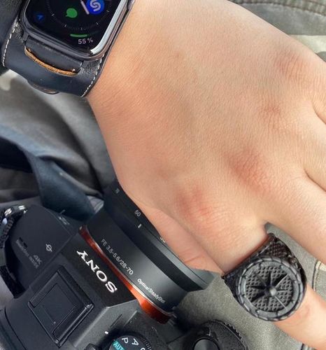 Customer photo review of Black Nautical Navigation Anchor Ring
