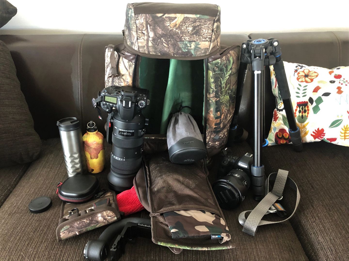 Customer photo review of Chairpack XWP40 - The Waterproof Hunting Backpack with built in chair