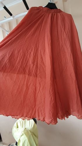 Customer photo review of elastic wasit bohemian maxi skirt A002#