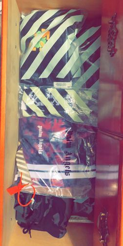 Customer photo review of PALM ANGELS PANTS