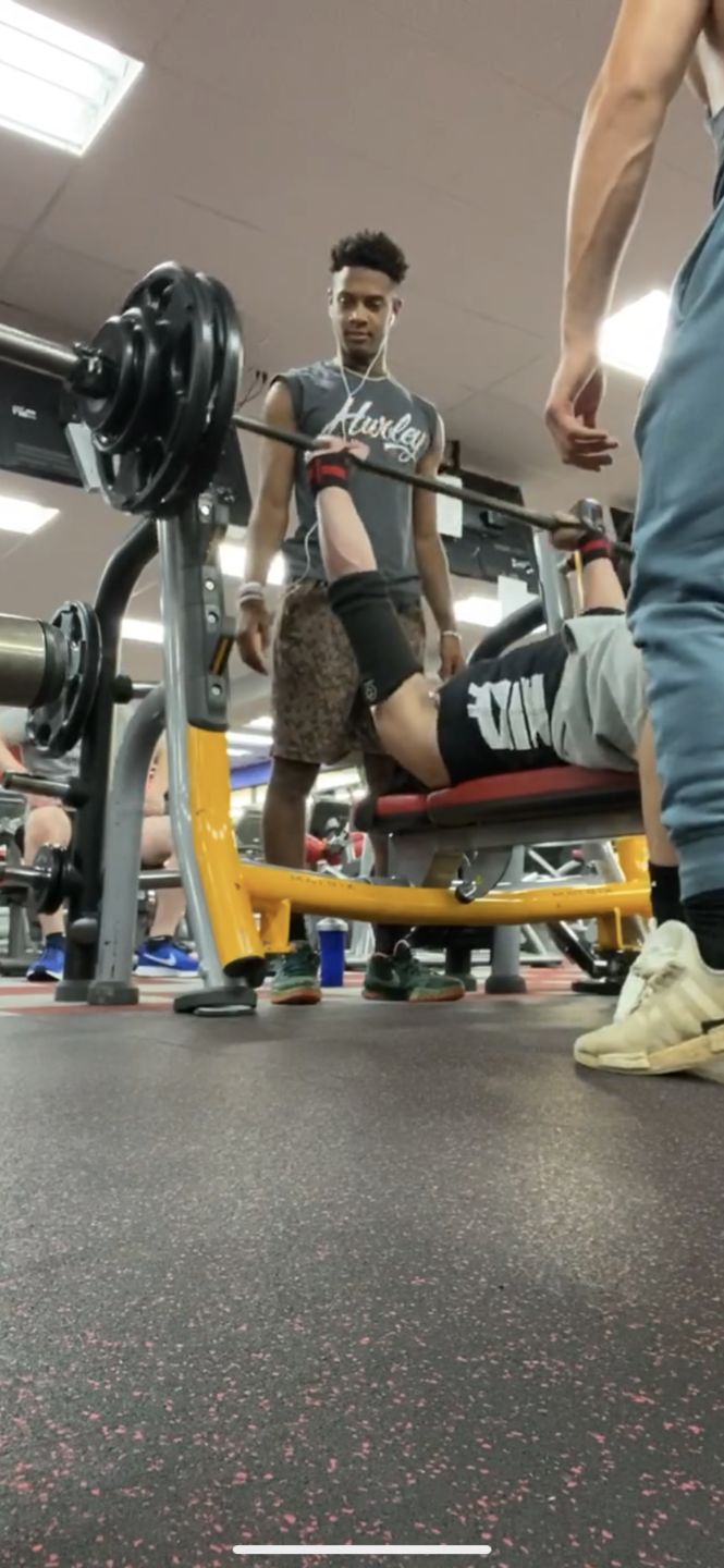 Customer photo review of Strength Shop Odin Elbow Sleeves - Triple Ply - Black