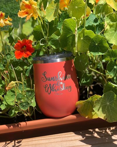 Customer photo review of Sunshine And Whiskey Stemless Wine Cup