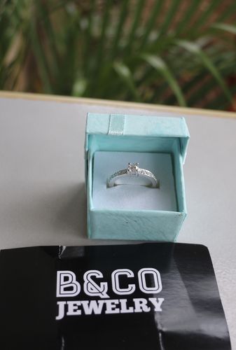 Customer photo review of .30ct Navigli Engagement Ring