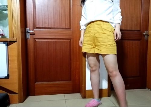 Shopper review of Women's Elastic wasit linen short C1393# image 1 out of 1