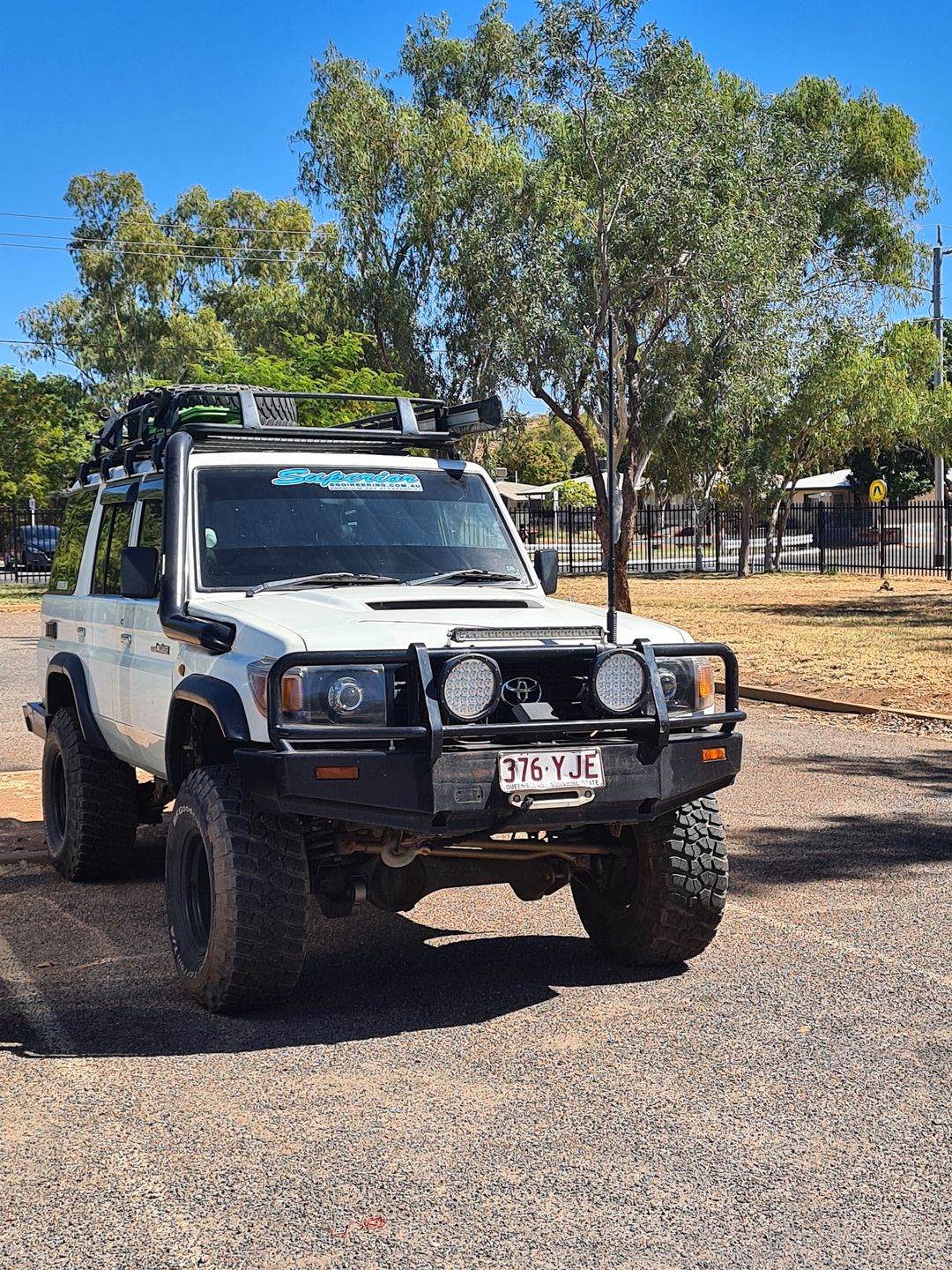 Customer photo review of 79 Series Landcruiser Snorkel