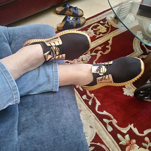 Customer photo review of Astra Sneakers - Instant Foot Pain Relief