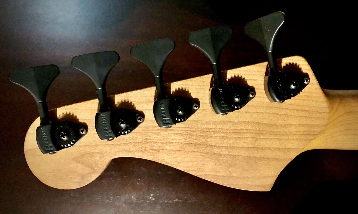 Customer photo review of Licensed Ultralite® Bass Tuning Machine 3/8"