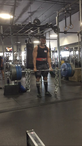 Customer photo review of Strength Shop 13mm Lever Belt - IPF Approved - Red
