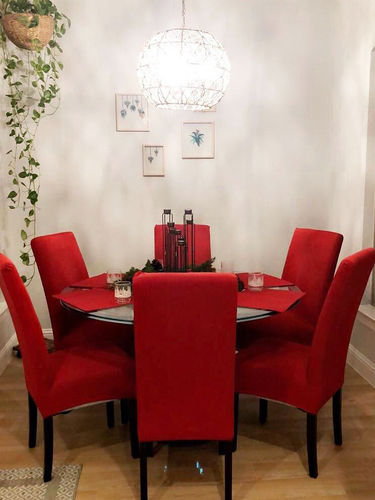 Customer photo review of Magic Universal Chair Cover