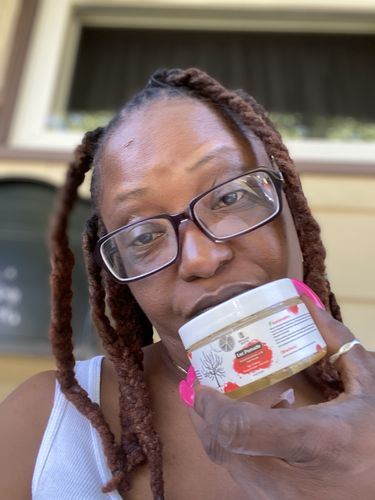 Customer photo review of Braids, Loc & Twist Firm Hold Pomade | 4 oz