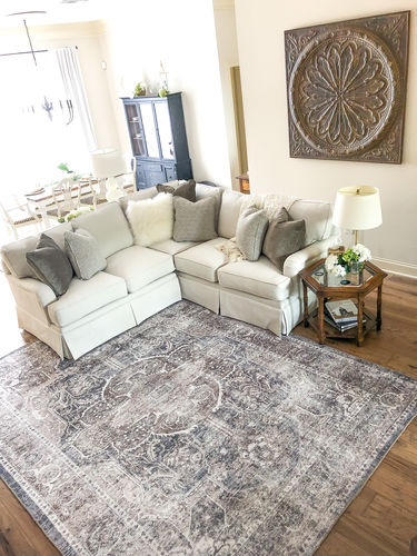 Customer photo review of The Rug Collective­™ Distressed Vintage Kendra Ash Area Rug