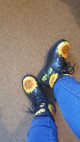 Customer photo review of Sunflower Handcrafted Boots