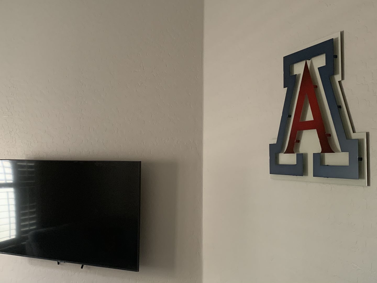 Customer photo review of Arizona Wildcats  "A" 3D Artwork 21" x 19"