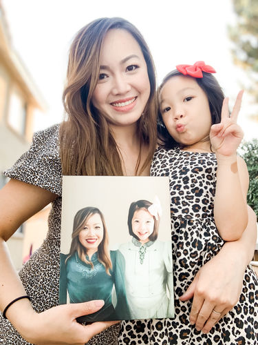 Customer photo review of The Little Ladies - Custom Canvas