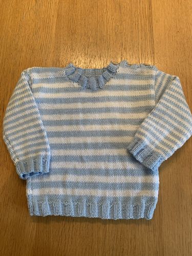 Customer photo review of Baby Mystery Knitting Box