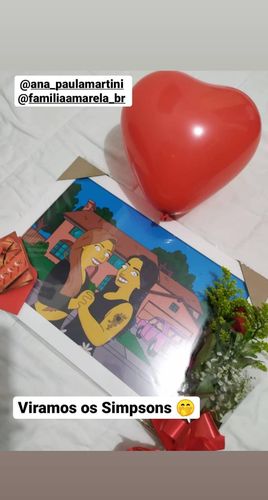 Customer photo review of RETRATO EM ARQUIVO DIGITAL FAMILIA AMARELA