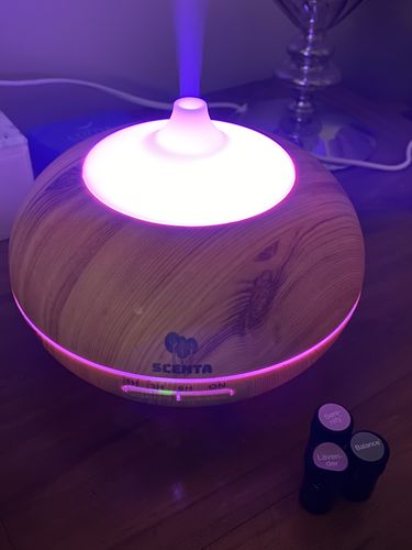 Customer photo review of Scenta Smart 300ml Essential Oils Diffuser compatible with Alexa & Google Home