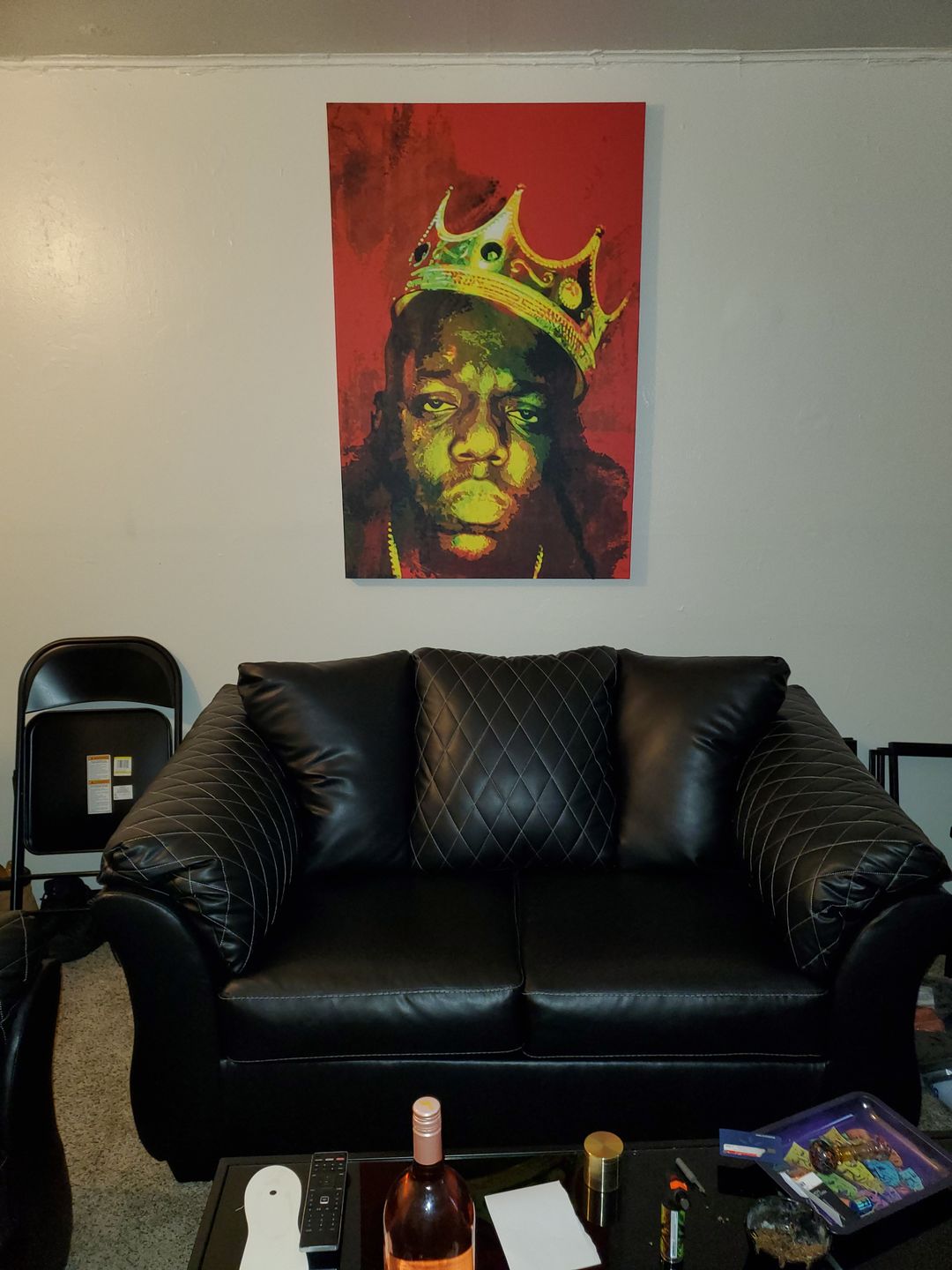 Customer photo review of Biggie Smalls Luke Cage Inspired Wall Art Canvas The Notorious B.I.G.