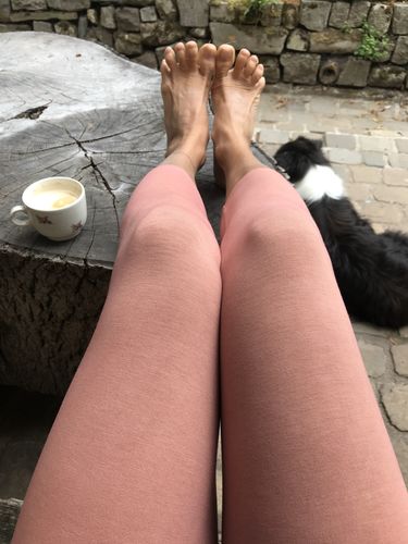 Customer photo review of Enchanted Leggings - Rose Moon