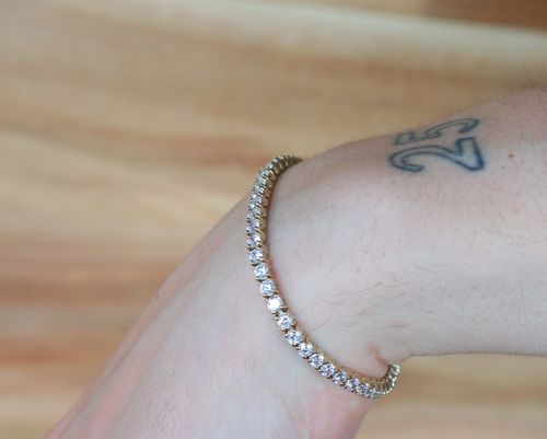 Customer photo review of Royal Shine Tennis Bracelet