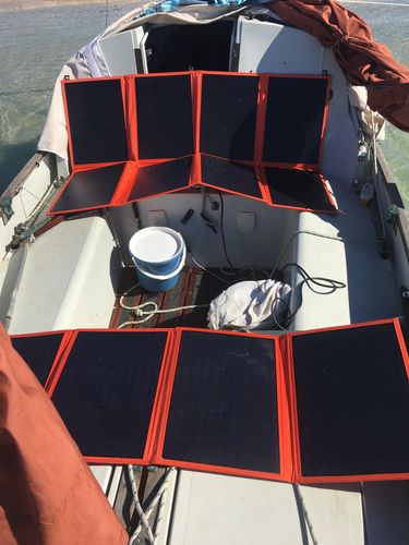 Customer photo review of 280W Blanket Style Solar Panel for Caravan, Camping, Boats, 4WD, Motorhome