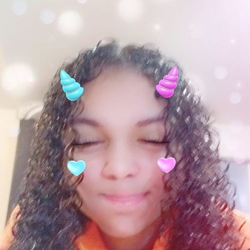 Customer photo review of Curly Hair Wash and Go System with Organic Jojoba Oil for Moisturizing Hair with Lavender Fragrance (Step 1 - 4)