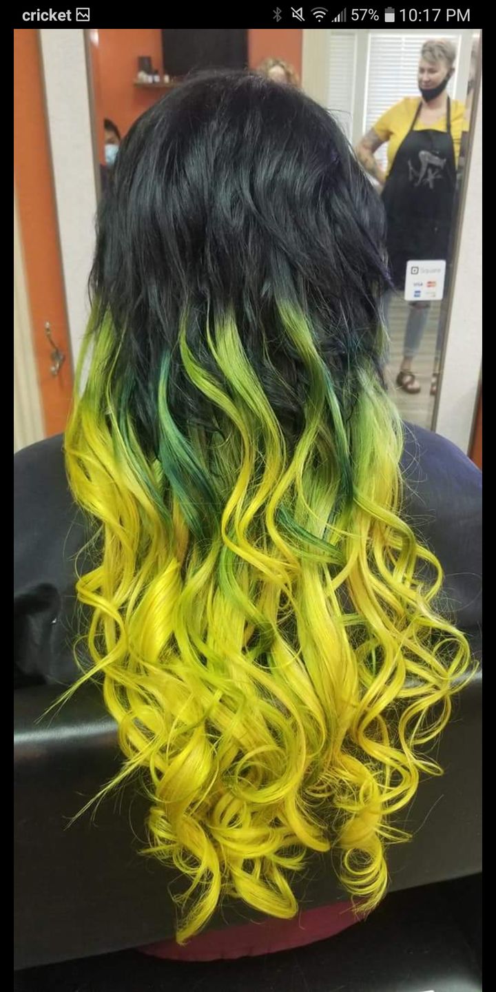 Customer photo review of Sunny Hair Tape in Extensions in Lightest Blonde Human Hair Extensions #60