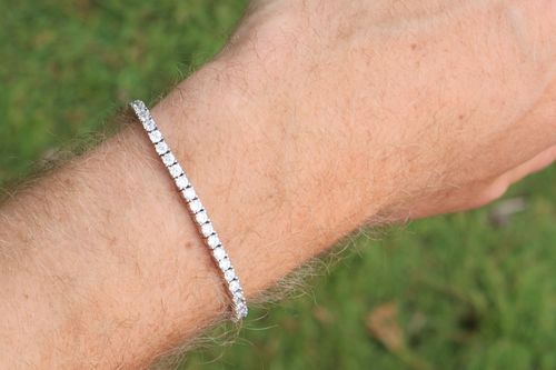 Customer photo review of Royal Shine Tennis Bracelet