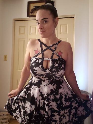 Customer photo review of Dark Forest Pentagram Dress