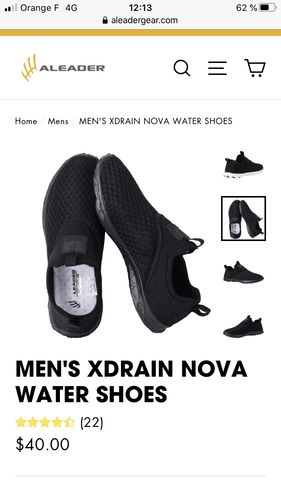 Customer photo review of Aleader Men's Xdrain Cruz 1.0 Water Shoes