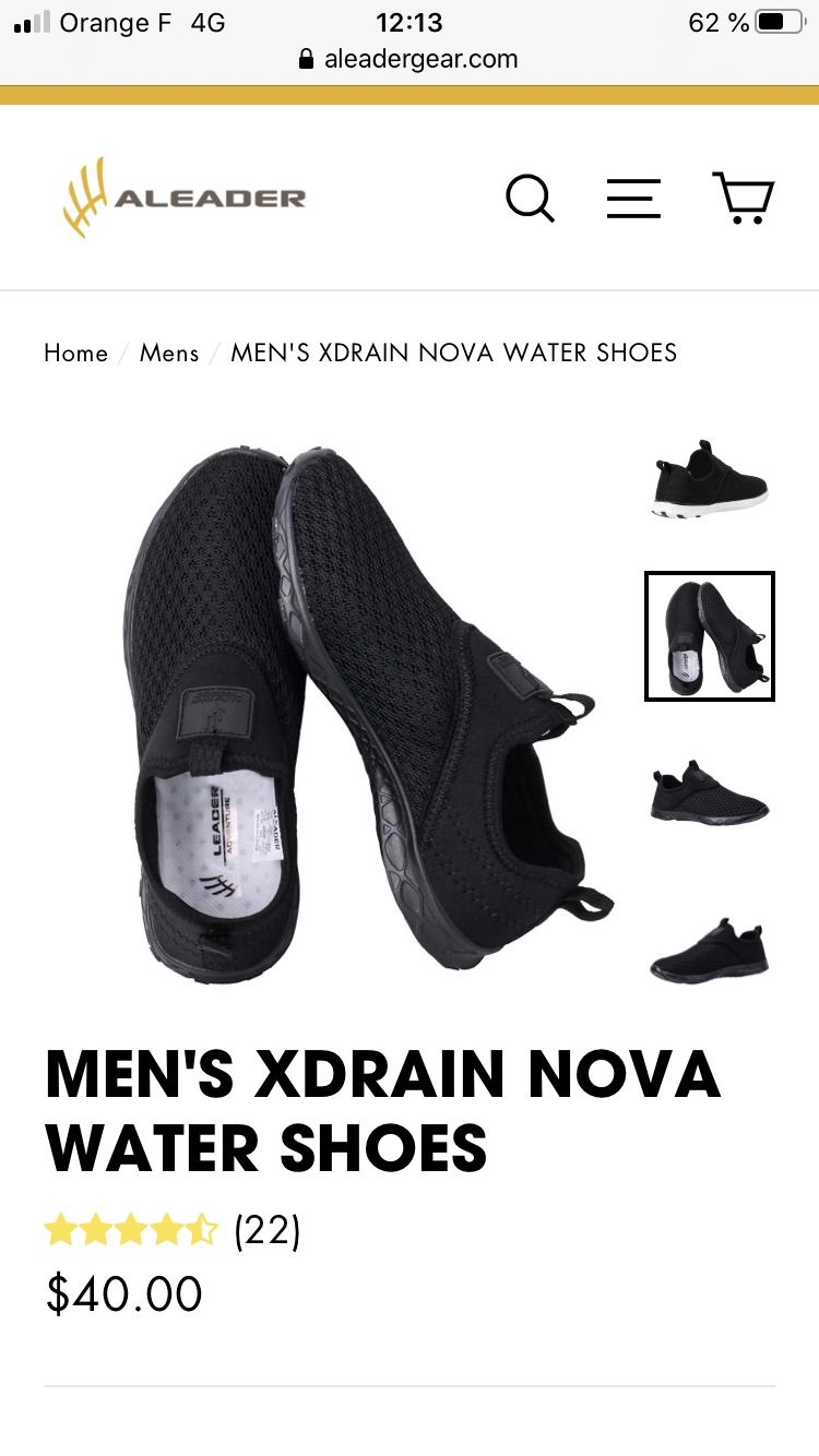 Customer photo review of Aleader Men's Xdrain Cruz 1.0 Water Shoes
