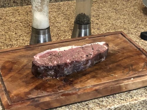 Customer photo review of New York Steak Prime Dry Aged