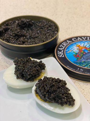 Customer photo review of Siberian Sturgeon Caviar