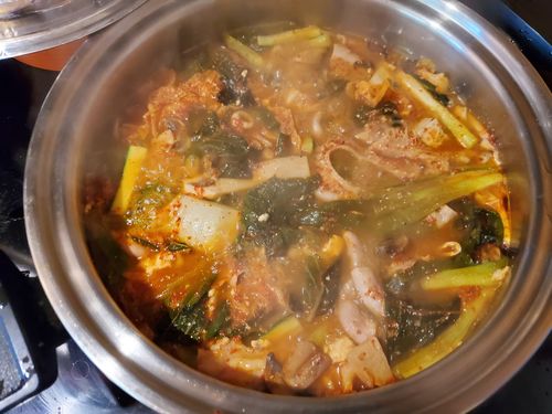 Customer photo review of [Angus Meat Market] Spicy Beef Tripe Hot Pot for 2~3servings